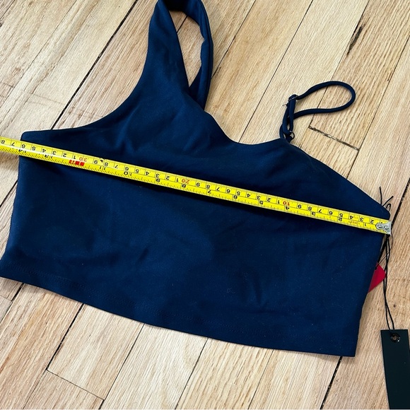 CARBON38 One Shoulder Convertible Bra Top in Melt navy blue medium‎ - Picture 7 of 7